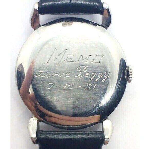 Vintage 1939 Omega Men's Watch WWII Era Stainless Steel Sub-Seconds R17.8 Cal - Picture 4 of 4